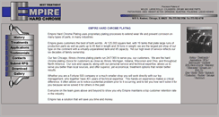 Desktop Screenshot of empirehardchrome.com